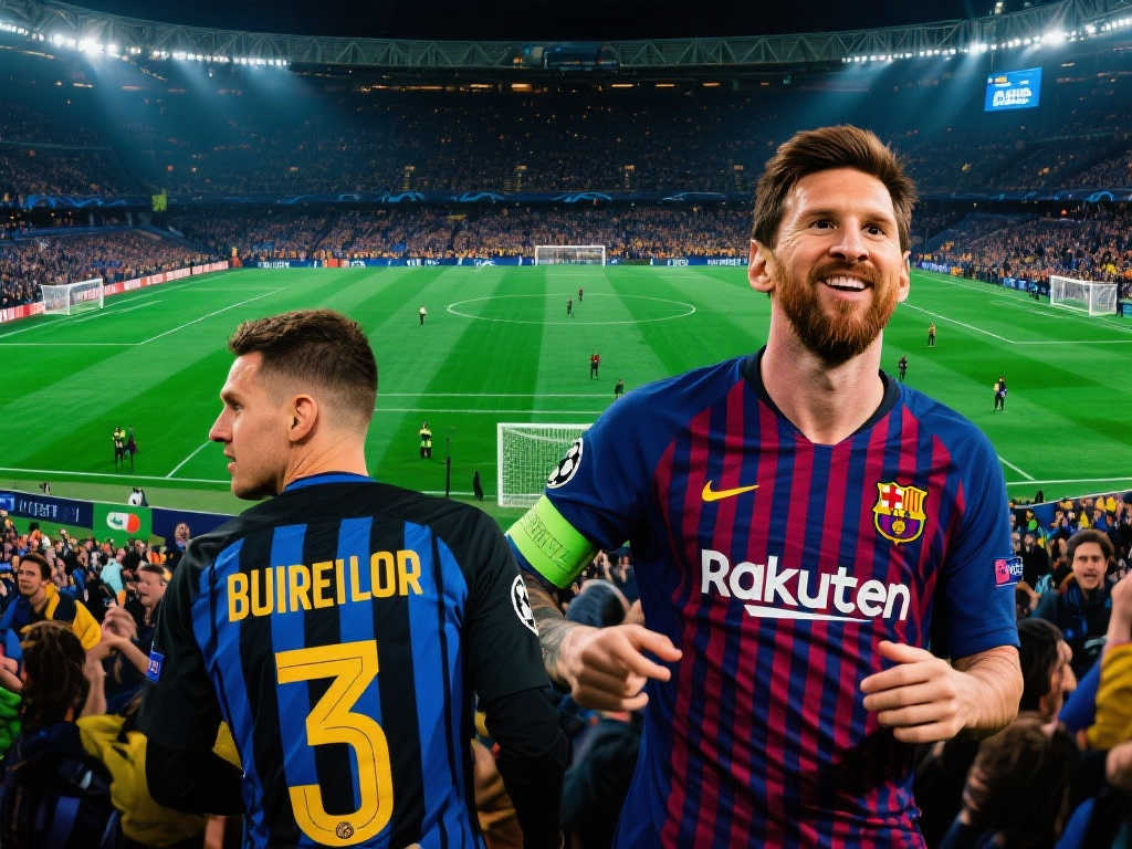 史诗对决!国米巴萨两回合3-3平分秋色,悬念迭起! 史诗对决!国米巴萨两回合3-3平分秋色,悬念迭起!